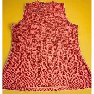 Adidas Women Ultimate365 Mock Polo Shirt Small Ruby Golf NWT New Cr60 Excellent